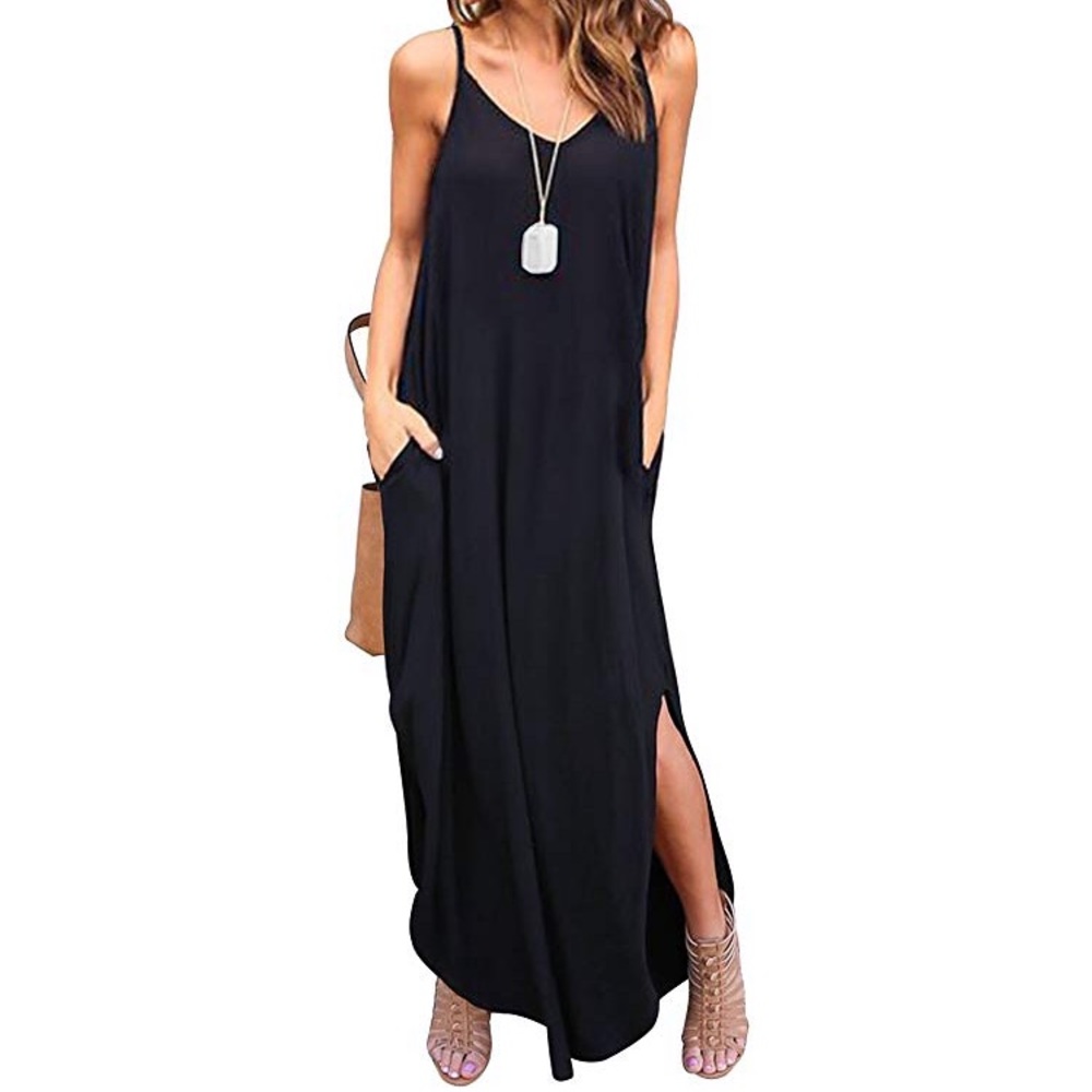 ▪️ZAIA Womens Loose Spaghetti Strap Maxi Dress▪️ - Picture 1 of 4